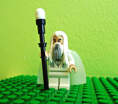LEGO Minifigure-Saruman-The Hobbit and the Lord of the Rings / The Lord of the Rings-LOR058-Creative Brick Builders